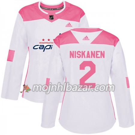 Dresovi Washington Capitals Matt Niskanen 2 Adidas 2017-2018 Bijela Narančasta Fashion Authentic - Ženska